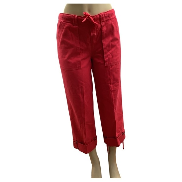 Oleg Cassini Crop Cuffed Pants (Preowned) - Picture 1 of 4